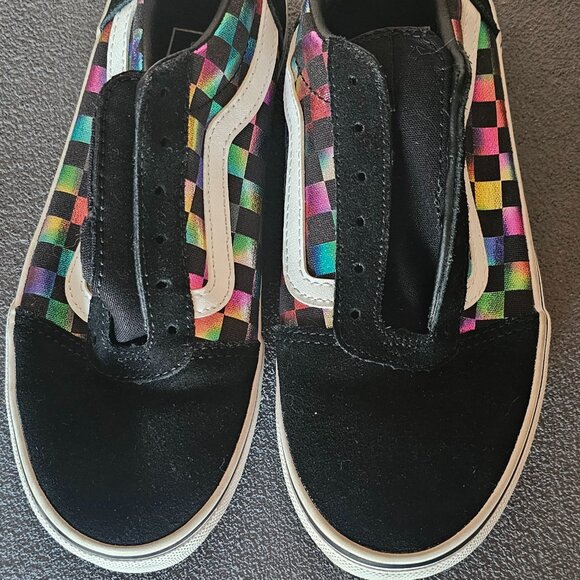 Vans Off the Wall Iridescent Checkered Pattern - Missy Shoes Size 4 - 500714 - Picture 3 of 7
